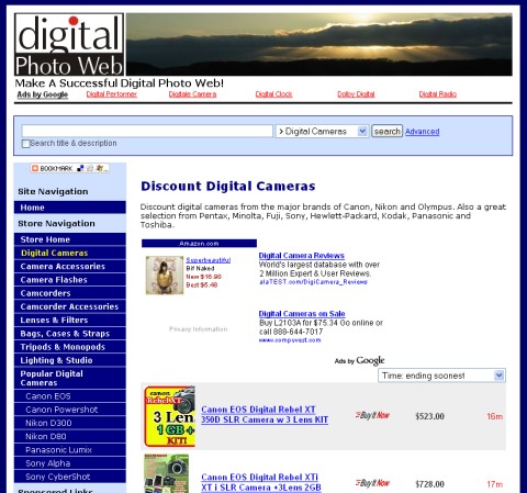 Digital Camera Discount Store
