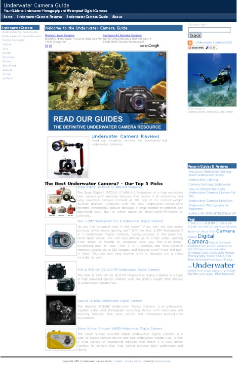 Underwater Camera Guide - screenshot